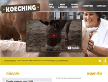 Tablet Screenshot of koeching.nl